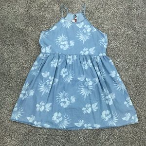 Arizona floral chambray dress size large